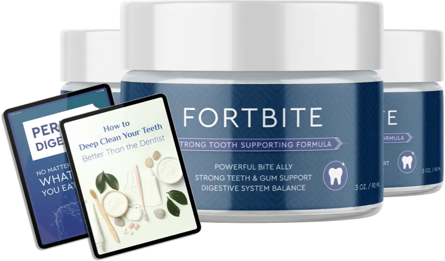 FortBite 3 bottle bundle - best value dental powder